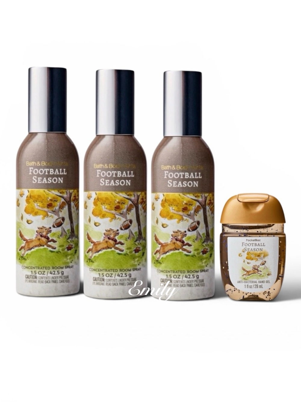 3X FOOTBALL SEASON Bath & Body Works Room Sprays